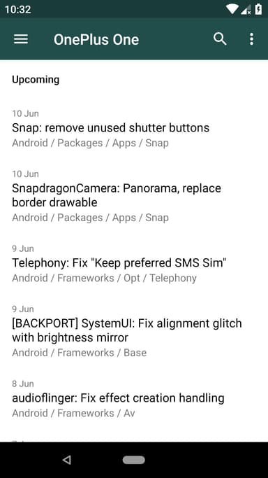 LineageOS Changelog APK logo
