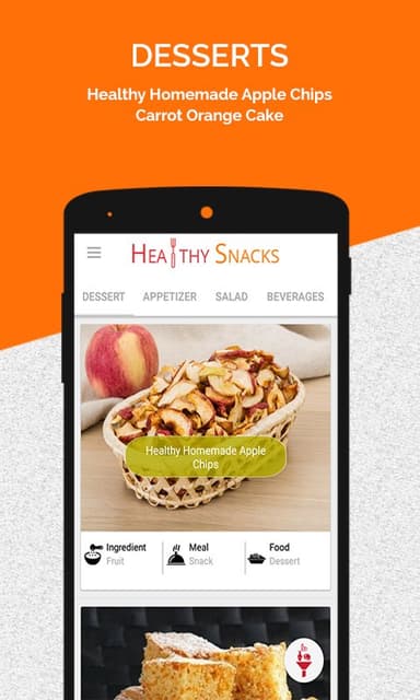 Healthy Snacks recipes APK logo