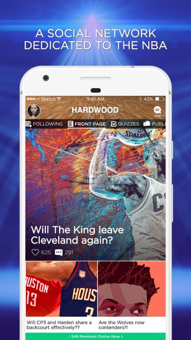 Hardwood Amino for NBA APK logo