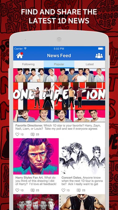 Directioners Amino for 1D Fans APK logo