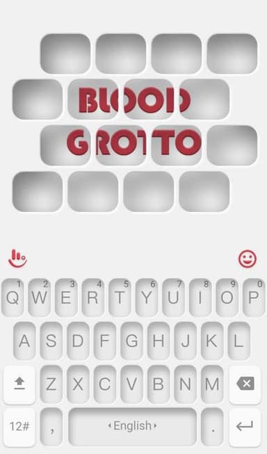 Blood Grotto Keyboard Theme APK logo