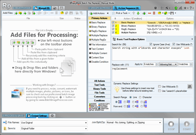 Batch File Replace Free Edition logo