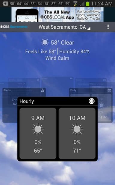 CBS Sacramento Weather APK logo