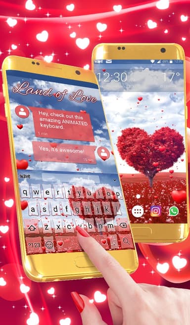 Land of Love Animated Keyboard APK logo