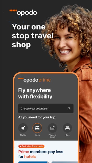 Opodo - Flights, Hotels & Cars APK logo