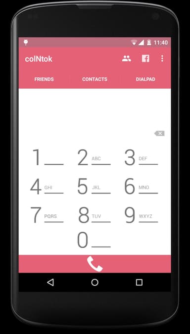 Free Phone Calls - colNtok APK logo