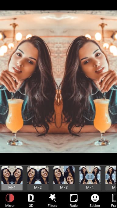MirrorPic Photo Mirror collage APK logo