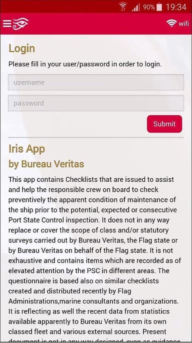 Bureau Veritas İRİS MUAYENE logo