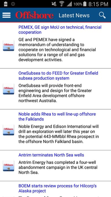 Offshore Oil & Gas News APK logo