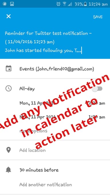 Notification:Gmail,Missed Call APK logo