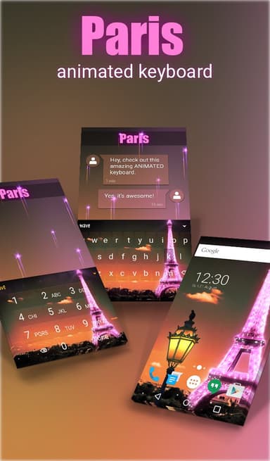 Paris Animated Keyboard APK logo