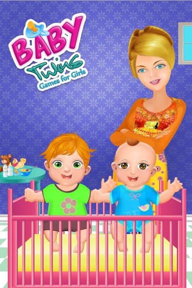 Kız Oyunları kuru temizleme bebek İkizler - logo