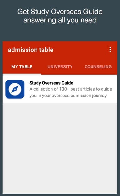 Admission Table APK logo