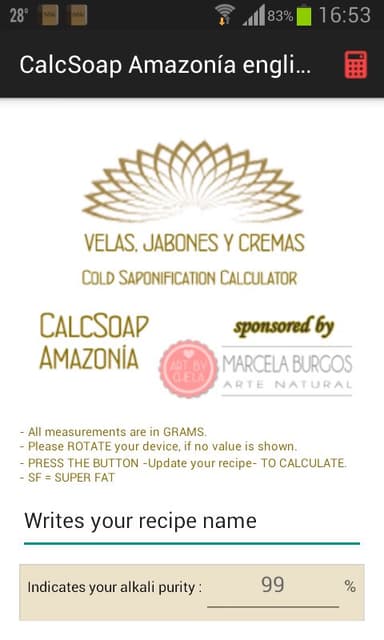 CalcSoap Amazonia English FREE APK logo