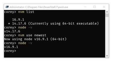 NVM for Windows logo