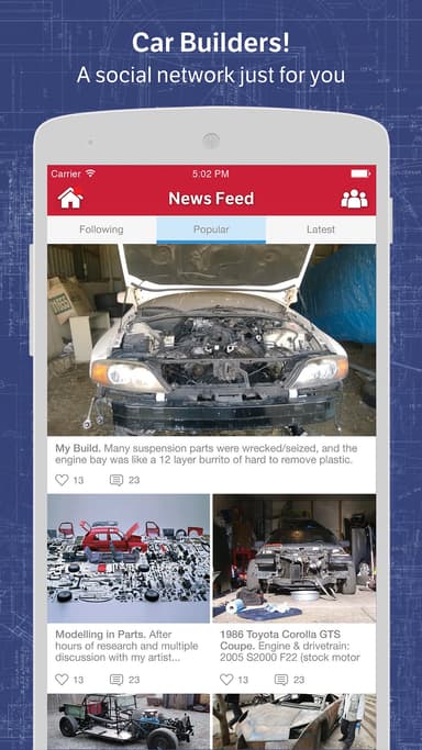 Garage Amino for Gearheads APK logo