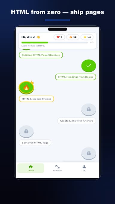 Learn To Code (HTML) APK logo