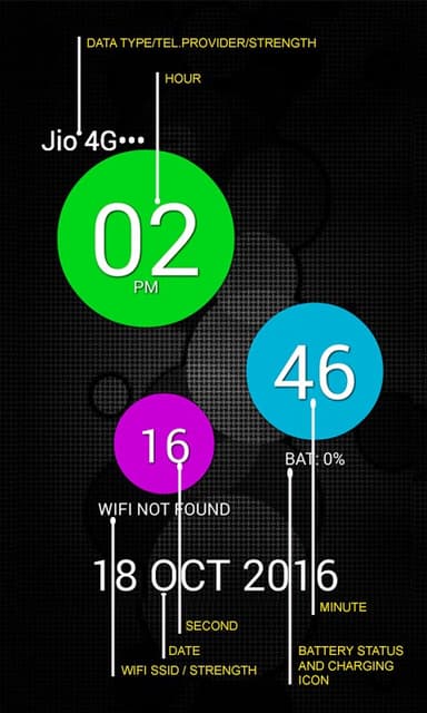 Lollipop Digital Clock APK logo