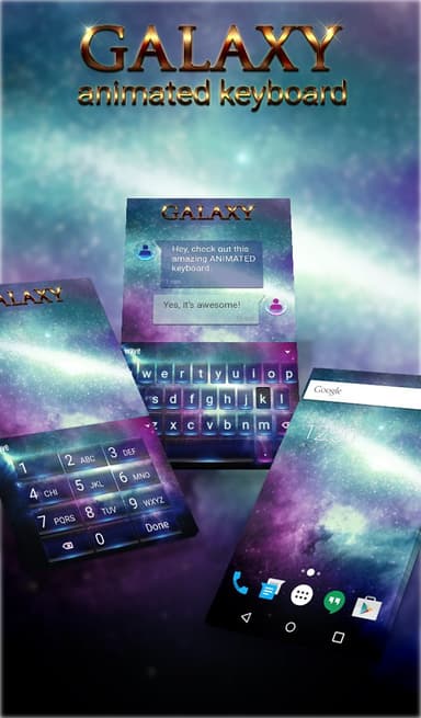 Galaxy Animated Keyboard APK logo