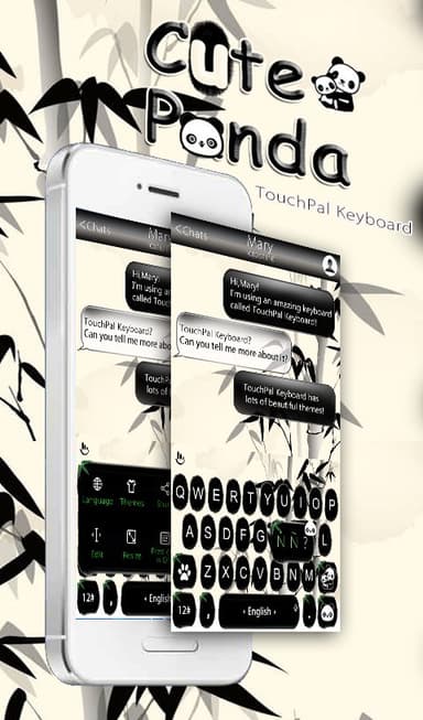 Cute Panda Keyboard Theme APK logo