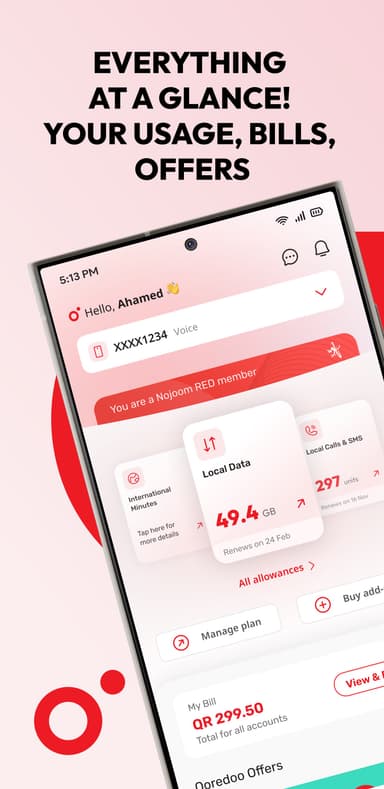 Ooredoo Katar MUAYENE logo