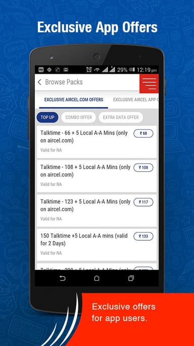 Aircel App- Recharge & BillPay APK logo
