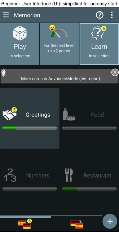Memorion Flashcard Learning APK logo