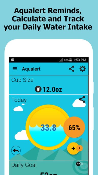Aqualert:Water Tracker Intake APK logo