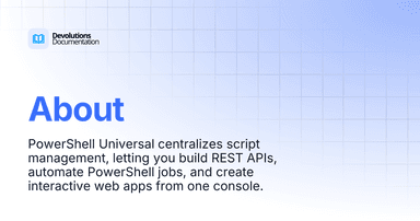 PowerShell Universal logo