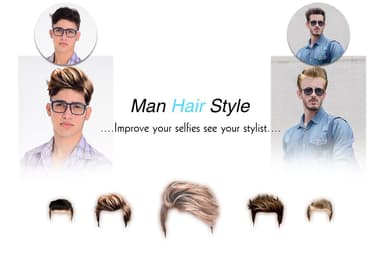 Man HairStyle Photo Editor APK logo