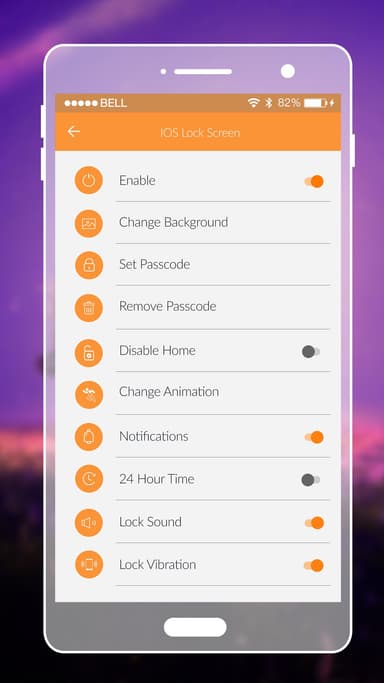 iLock : OS10 Lock Screen APK logo