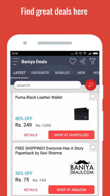 Best Offers Deals Coupon India APK logo