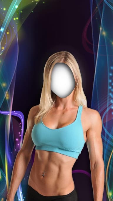 Fitness Girl Photo Suit Editor APK logo