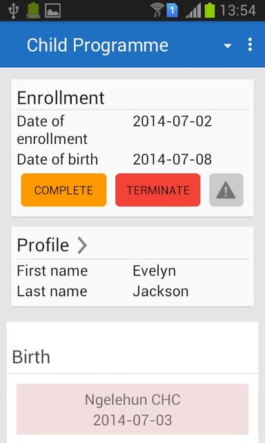 DHIS 2 Tracker Capture APK logo