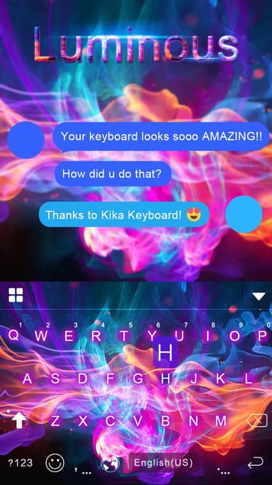 Luminous Kika Keyboard Theme APK logo