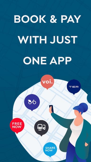 moovel - Transit, car2go, Taxi APK logo