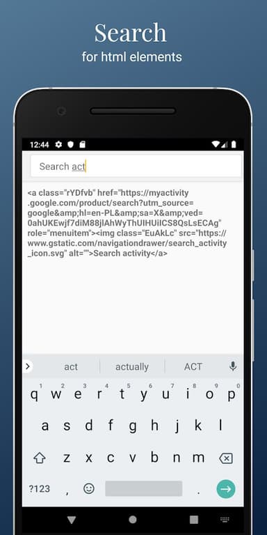 HTML/CSS Website Inspector APK logo