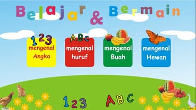 Öğrenmek rakamla Meyve Hayvanlar MUAYENE logo