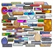 1000 Web Page Buttons screenshot 1
