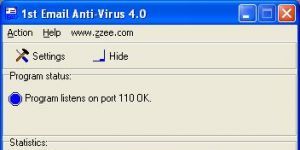 1st email anti-virüs 4.0 screenshot 1
