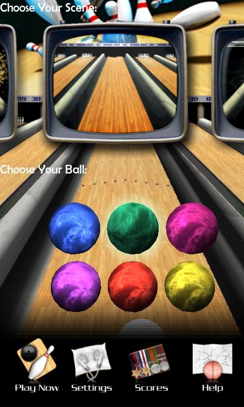 3D Bowling (Android) screenshot 1