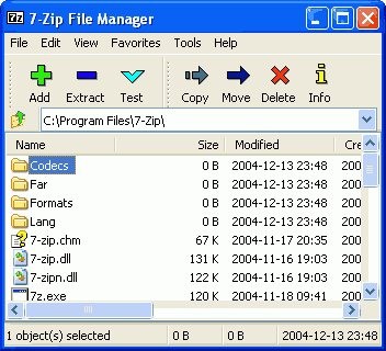 7-Zip [64bit] screenshot 1