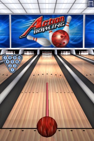 Action Bowling Free (iPhone - iPad - iPod) screenshot 1