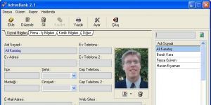AdresBank 2.1 screenshot 1