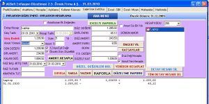 AGSOFT Enflasyon Düzeltmesi Programı 2010 2.6 screenshot 1