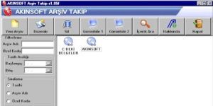 AKINSOFT Arşiv Takip 1.06 screenshot 1