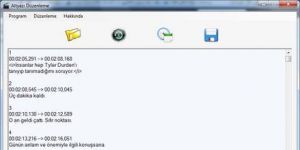 Altyazı Düzenleme ve Zamanlama 1.0 screenshot 1