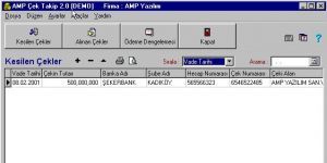 AMP Çek Takip 2007 screenshot 1