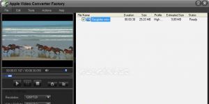 Apple Video Converter Factory 3.0 screenshot 1