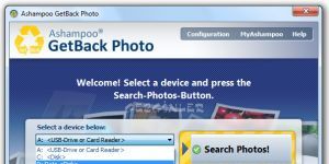 Ashampoo GetBack Photo 1.0.1 screenshot 1